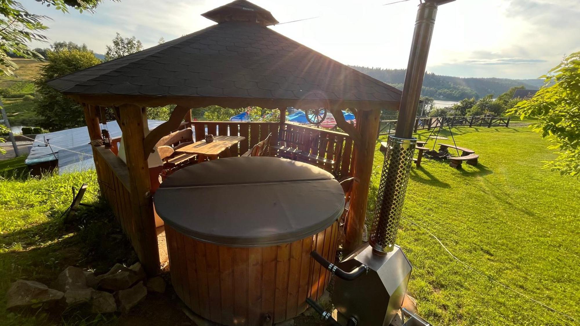 Domki Dobra Miejscowka 80 M Od Jeziora Solinskigo Sauna Jacuzzi Солина Екстер'єр фото